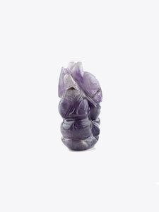 Amethyst Stone Ganesha Ornament