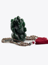 Load image into Gallery viewer, Jade Stone Ganesha Ornament