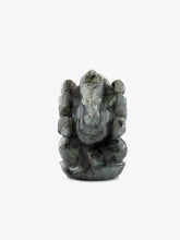 Load image into Gallery viewer, Labradorite Stone Ganesha Ornament