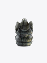 Load image into Gallery viewer, Labradorite Stone Ganesha Ornament