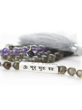 Load image into Gallery viewer, Gayatri Mala with Gayatri Mantra Bar