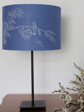 Load image into Gallery viewer, Hand Printed Linen Lampshade - Birdsong Collection