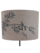 Load image into Gallery viewer, Hand Printed Linen Lampshade - Birdsong Collection