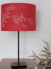 Load image into Gallery viewer, Hand Printed Linen Lampshade - Birdsong Collection