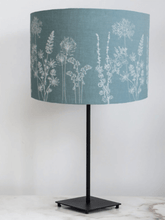 Load image into Gallery viewer, Hand Printed Linen Lampshade - Garden Collection