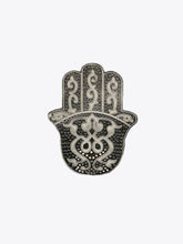 Load image into Gallery viewer, Set of 2 Hamsa Tea Light Holders - Silver