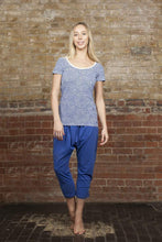 Load image into Gallery viewer, Chakra Energy Yoga Tee Blue