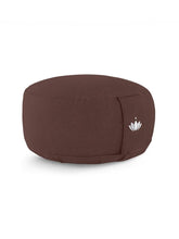 Load image into Gallery viewer, Meditation Cushion "Lotus" STANDARD (ht: 15 cm) - Chocolate