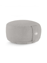 Load image into Gallery viewer, Meditation Cushion "Lotus" STANDARD (ht: 15 cm) - Light Grey
