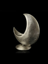 Load image into Gallery viewer, Crescent Tea Light Holder - Silver