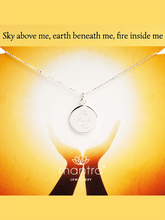 Load image into Gallery viewer, Sky, Earth, Fire Pendant - Silver