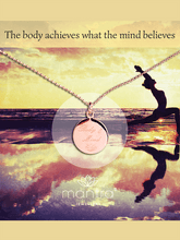 Load image into Gallery viewer, Body &amp; Mind Pendant - Rose Gold