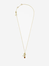 Load image into Gallery viewer, Om Carnelian Drop Necklace