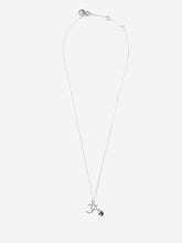 Load image into Gallery viewer, Om Labradorite Drop Necklace