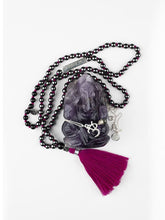 Load image into Gallery viewer, Om Labradorite Drop Necklace