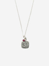 Load image into Gallery viewer, Om Ruby Necklace