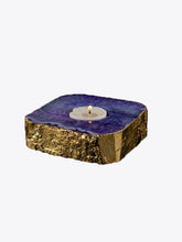 Load image into Gallery viewer, Purple Agate Tea Light Holder