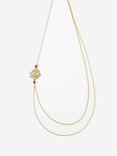 Load image into Gallery viewer, Side Lotus Necklace