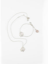 Load image into Gallery viewer, Silver Lotus Necklace