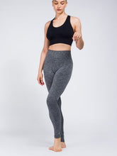 Load image into Gallery viewer, Slimfit Yoga Legging - Black Melee