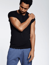 Load image into Gallery viewer, Deep Well Bamboo Fitted Yoga T-Shirt