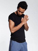 Load image into Gallery viewer, Deep Well Bamboo Fitted Yoga T-Shirt