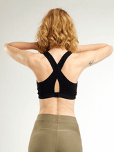 Load image into Gallery viewer, Freedom Organic Cotton Yoga Bra Top - Artichoke