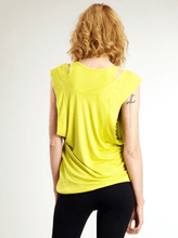 Load image into Gallery viewer, In &amp; Out Bamboo Yoga Tank - Lime