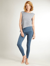 Load image into Gallery viewer, Effortless Organic Cotton Yoga Leggings - Stone Blue