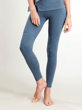 Load image into Gallery viewer, Effortless Organic Cotton Yoga Leggings - Stone Blue