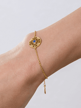 Load image into Gallery viewer, The Eternity of Wisdom - Gold &amp; Lapis Lazuli Gemstone Bracelet