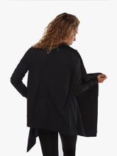 Load image into Gallery viewer, Wrap Me Up Organic Yoga Top - Urban Black