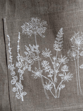 Load image into Gallery viewer, Hand Printed Linen Apron - Garden Collection