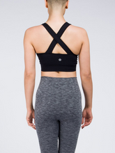 Load image into Gallery viewer, Want to Wear Yoga Bra Top - Black