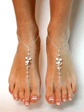 Load image into Gallery viewer, Camellia Barefoot Sandals Foot Jewellery
