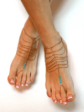 Load image into Gallery viewer, Callista Barefoot Sandals Foot Jewellery