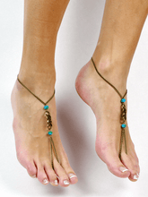 Load image into Gallery viewer, Zaina Barefoot Sandals Foot Jewellery