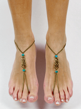 Load image into Gallery viewer, Zaina Barefoot Sandals Foot Jewellery