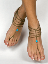 Load image into Gallery viewer, Bella Barefoot Sandals Foot Jewellery