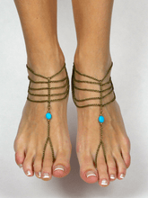 Load image into Gallery viewer, Bella Barefoot Sandals Foot Jewellery
