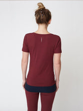 Load image into Gallery viewer, Bend It Tee - Claret