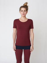 Load image into Gallery viewer, Bend It Tee - Claret