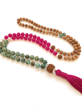 Load image into Gallery viewer, Bougainvillia Mala Necklace