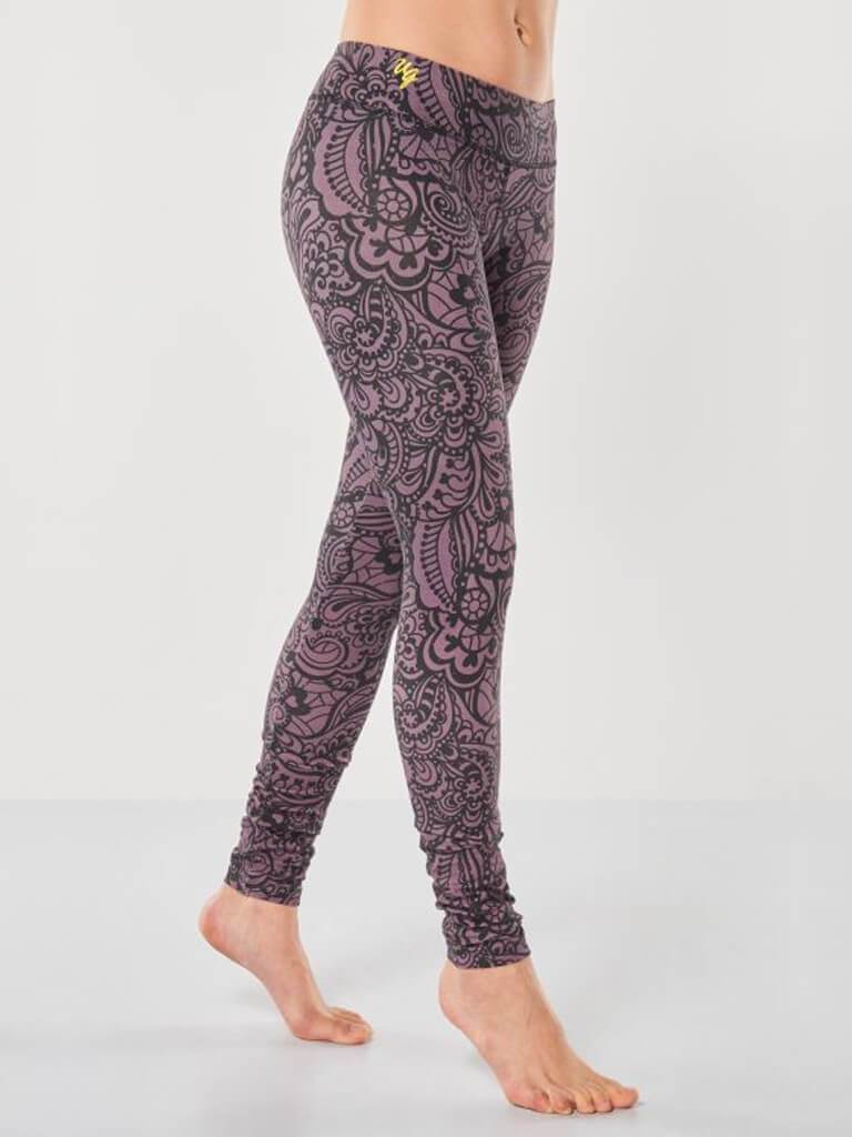 Bhaktified Yoga Leggings Anjali - Jungle Orchid
