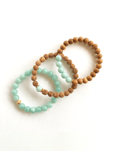 Load image into Gallery viewer, Amazonite Mala Bracelet