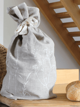 Load image into Gallery viewer, Hand Printed Linen Bread Bag - Hedgerow Collection
