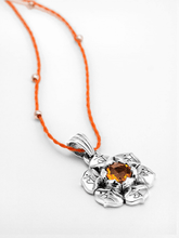 Load image into Gallery viewer, Sacral Chakra with Madeira Citrine Pendant - Silver
