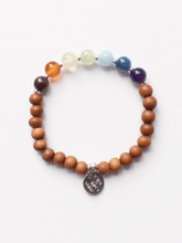 Load image into Gallery viewer, Chakra Balancing Gemstone Mala Bracelet