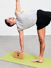 Load image into Gallery viewer, Cork Yoga Block Super Grip