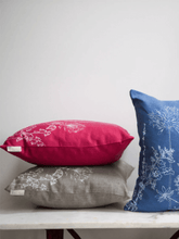 Load image into Gallery viewer, Hand Printed Linen Cushion - Garden Collection